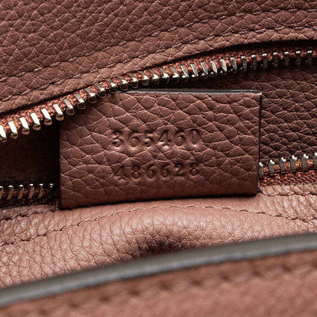 Gucci Soft Pebbled Leather Jackie Small Tote