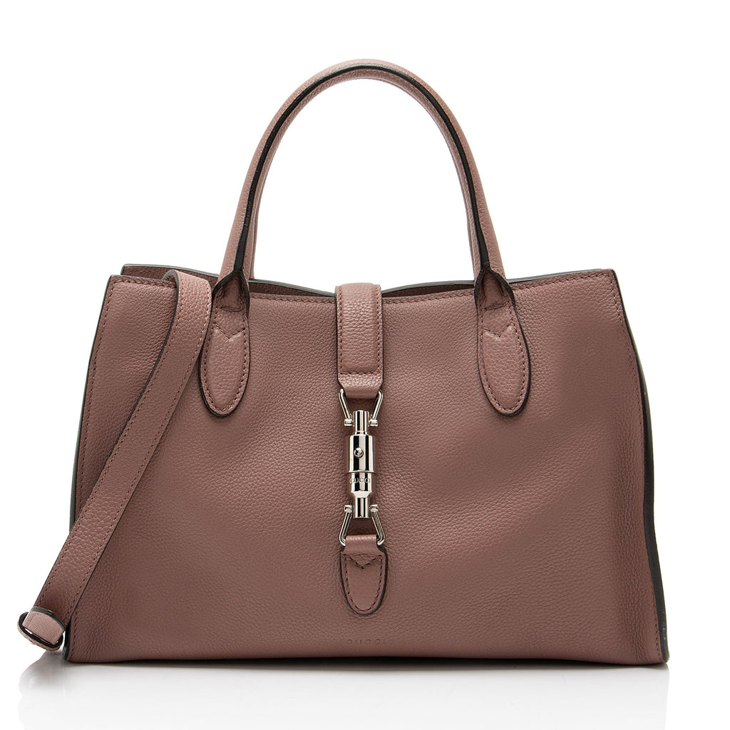 Gucci Soft Pebbled Leather Jackie Small Tote