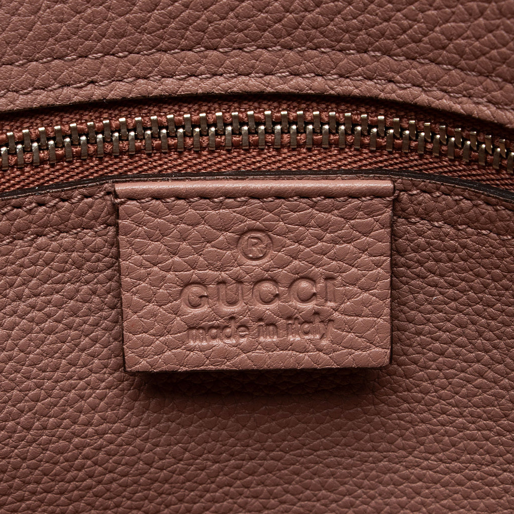 Gucci Soft Pebbled Leather Jackie Small Tote
