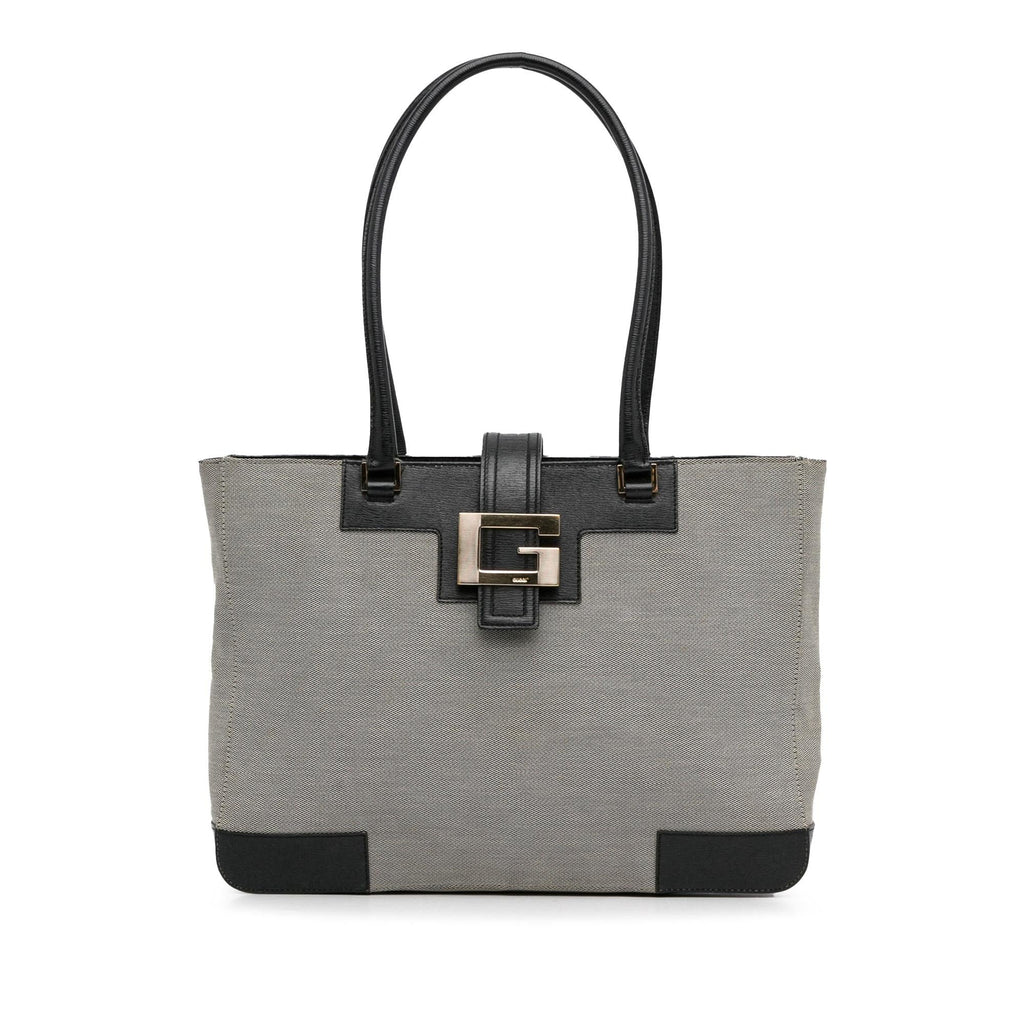 Gucci Square G Canvas Shoulder Bag (SHG-FHbYlb)