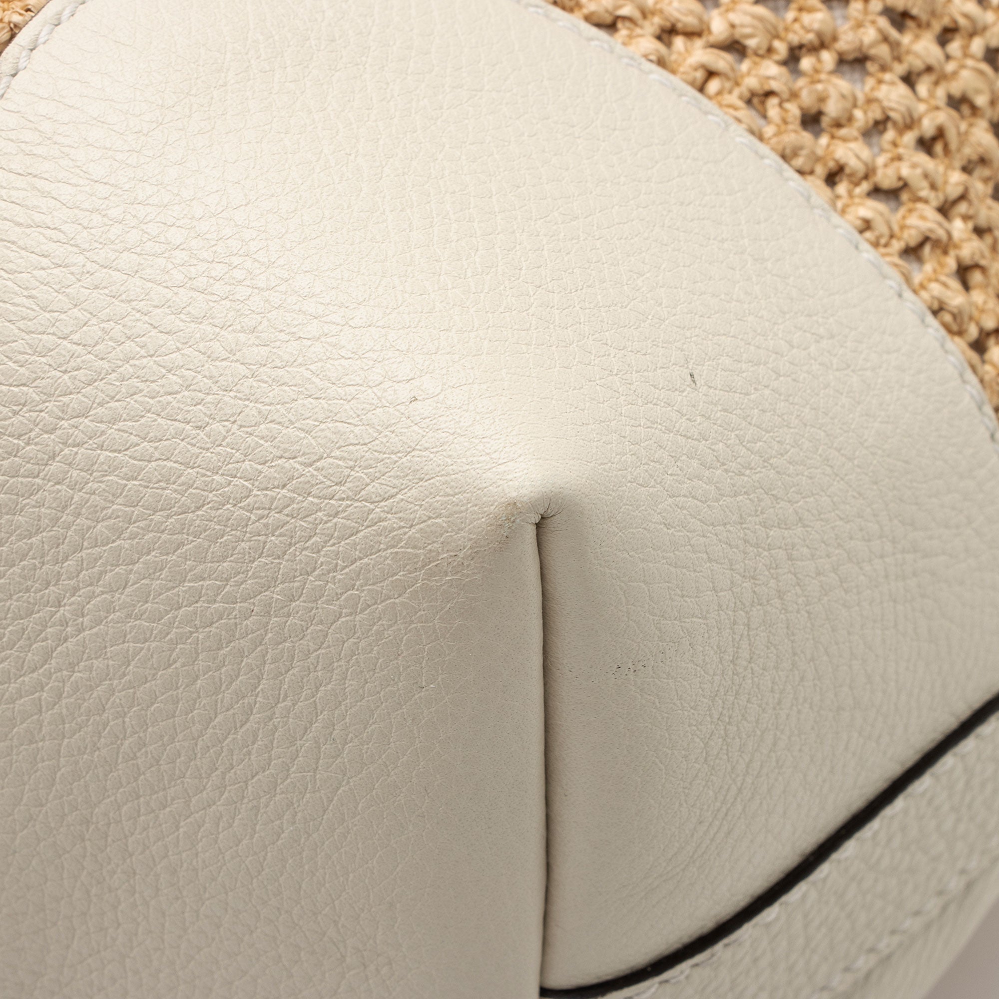 Gucci Straw Bamboo Top Handle Satchel (SHF-8UehuG)
