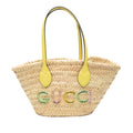 Gucci Straw Logo Tote