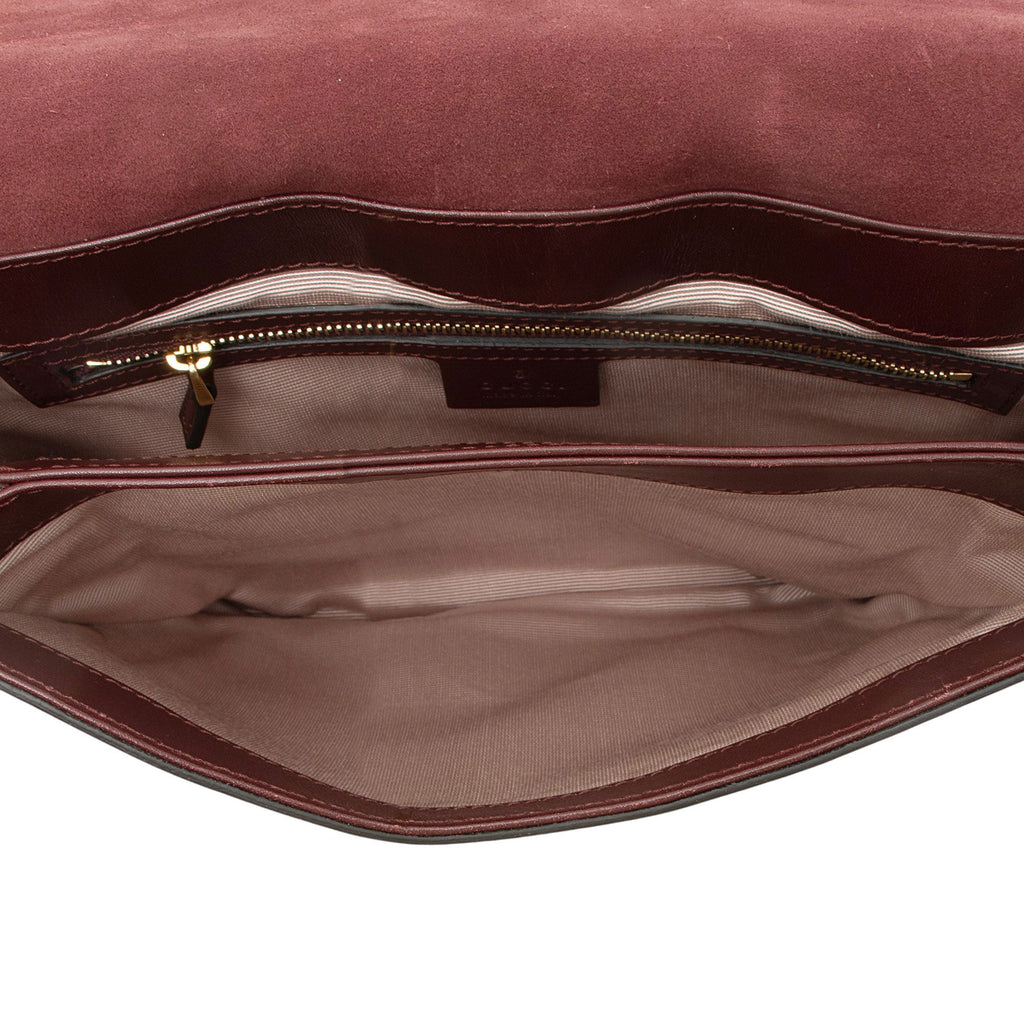 Gucci Suede Arli Medium Shoulder Bag