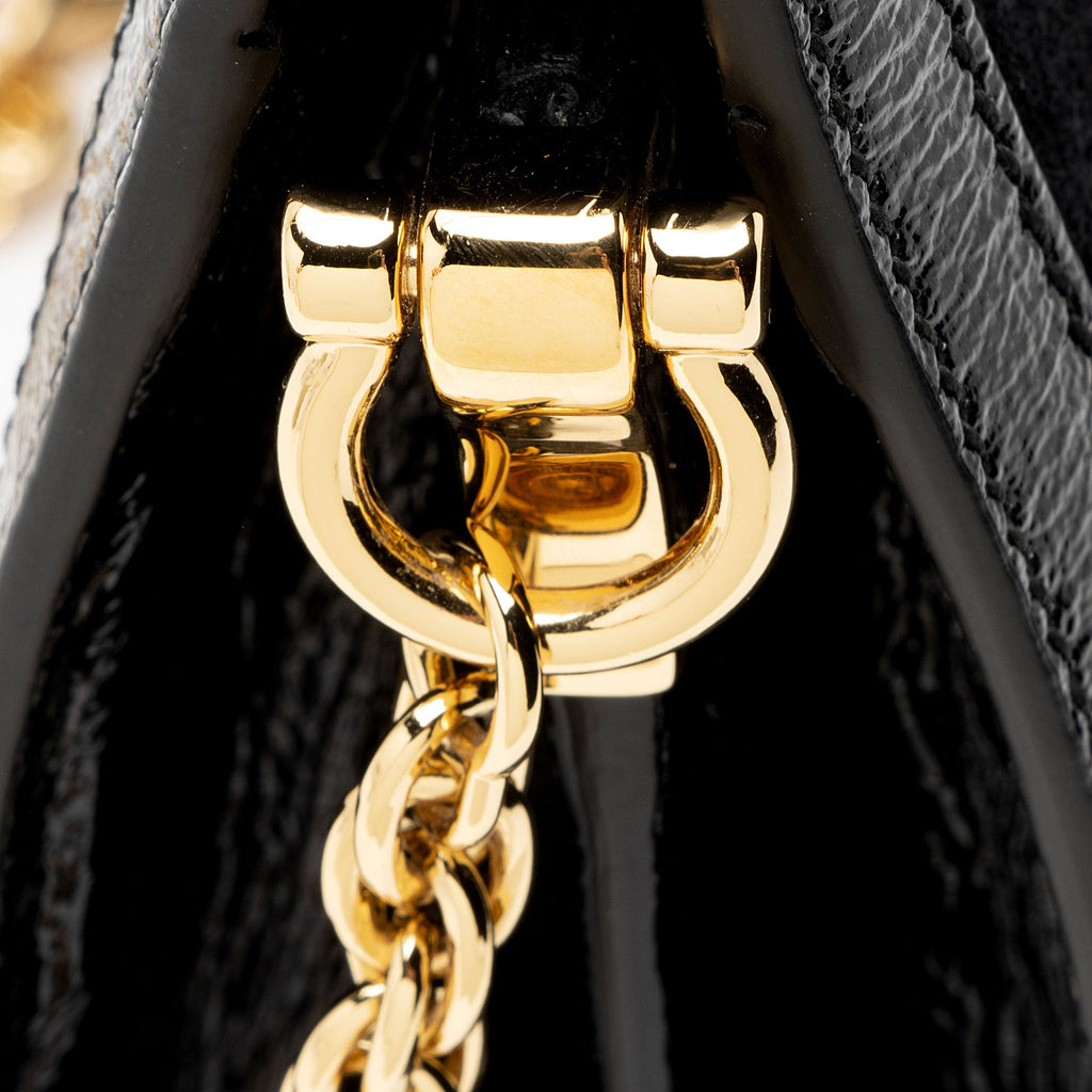 Gucci Suede Ophidia Large Chain Shoulder Bag
