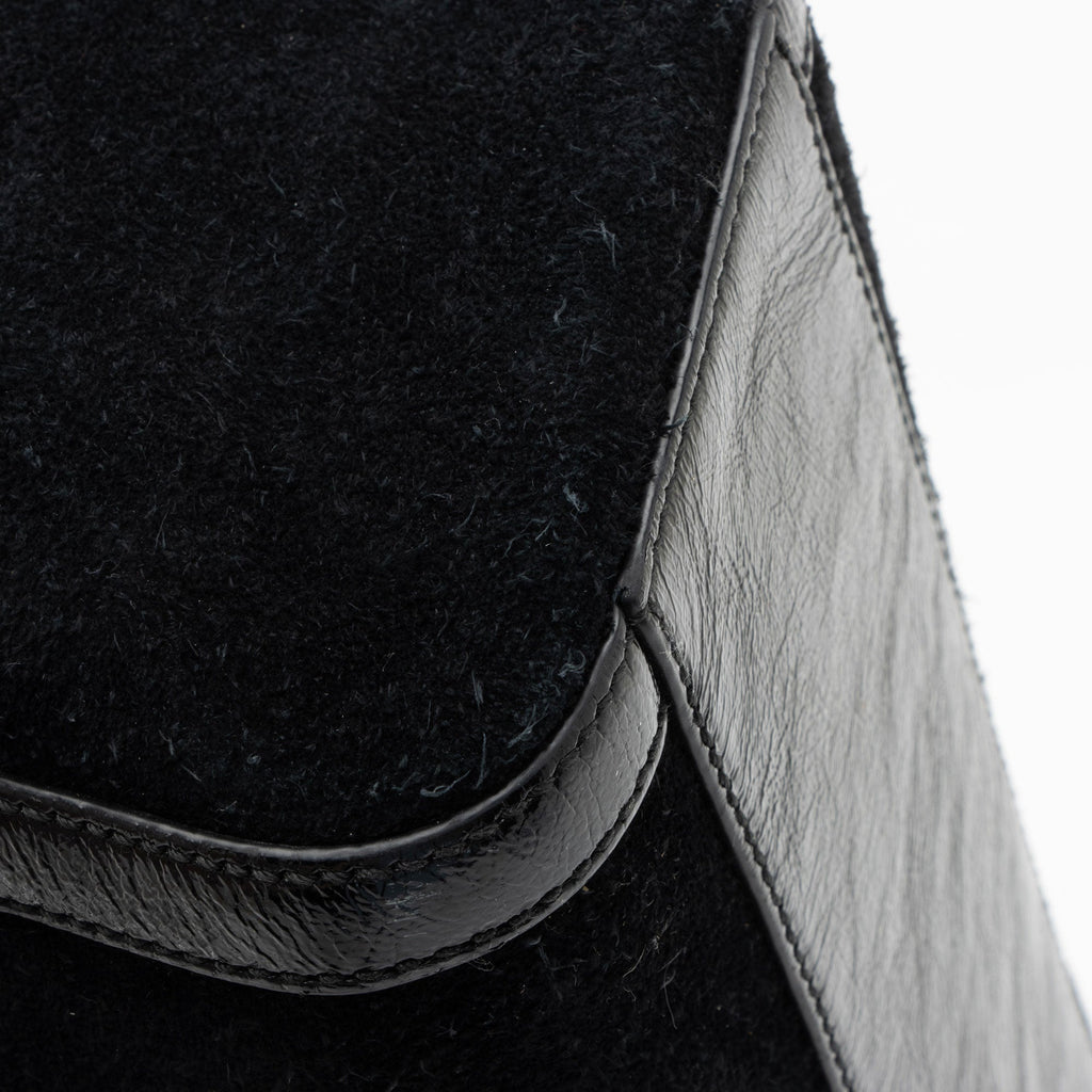Gucci Suede Ophidia Medium Boston Bag