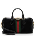 Gucci Suede Ophidia Medium Boston Bag