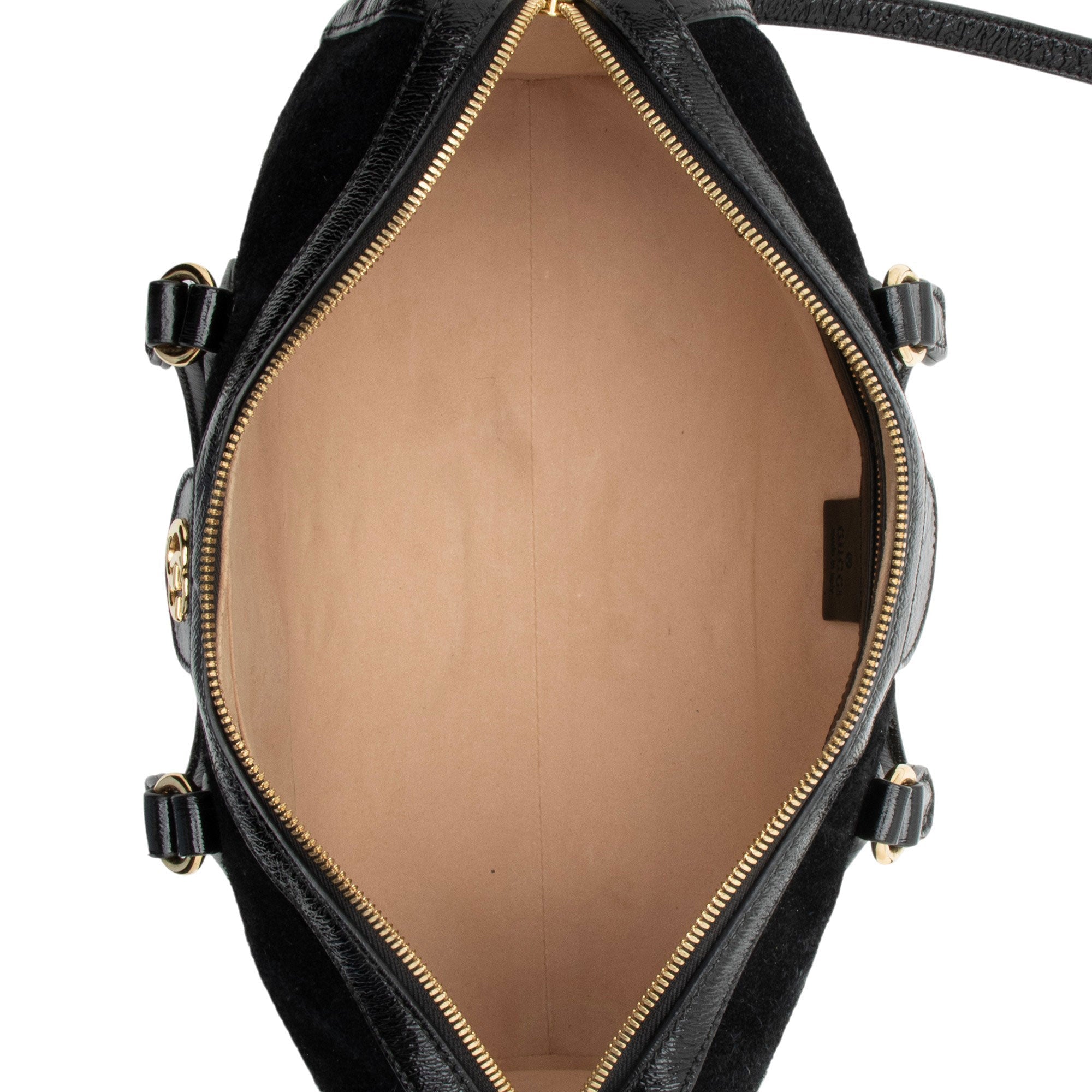 Gucci Suede Ophidia Medium Boston Bag