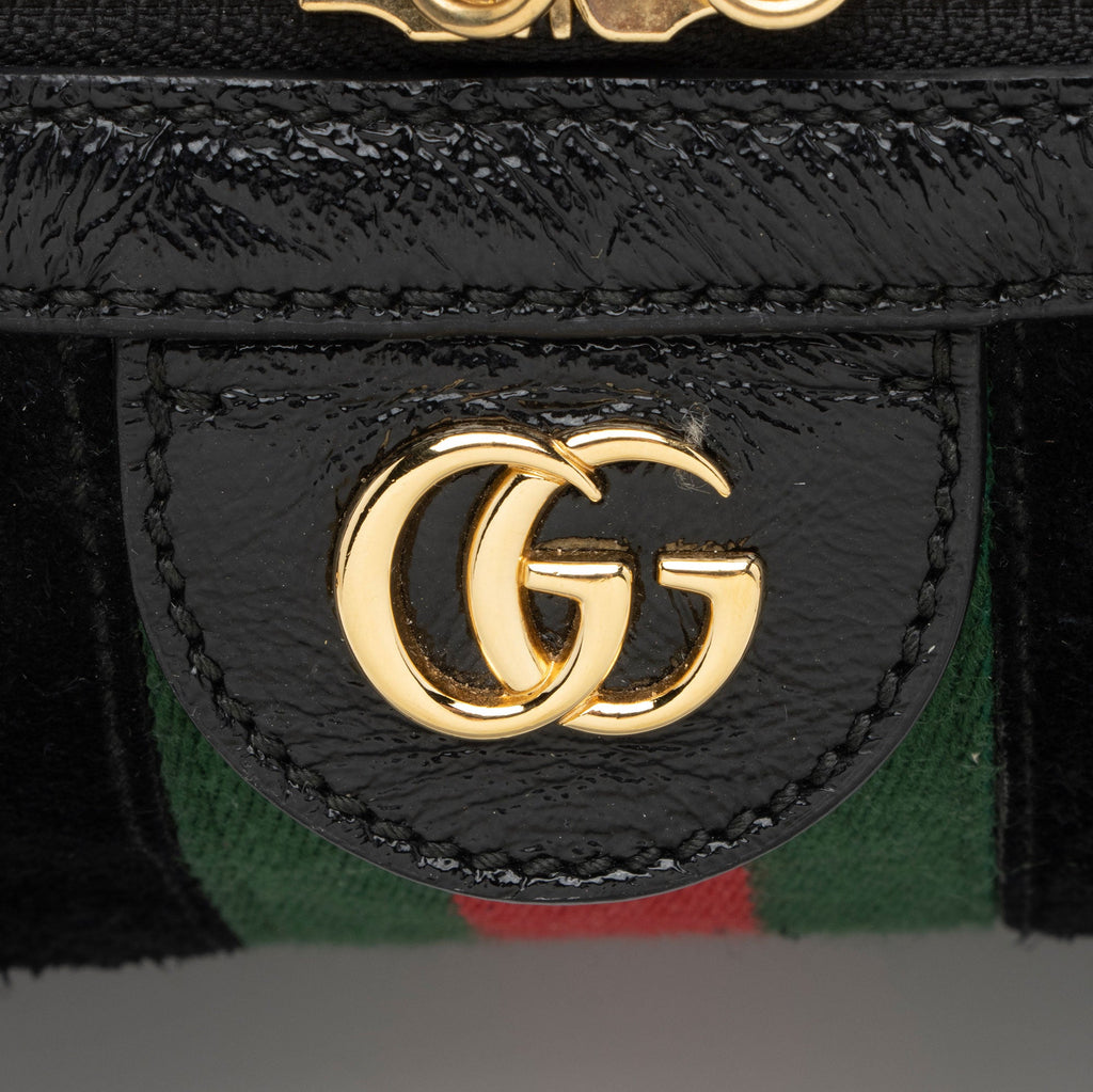 Gucci Suede Ophidia Medium Boston Bag