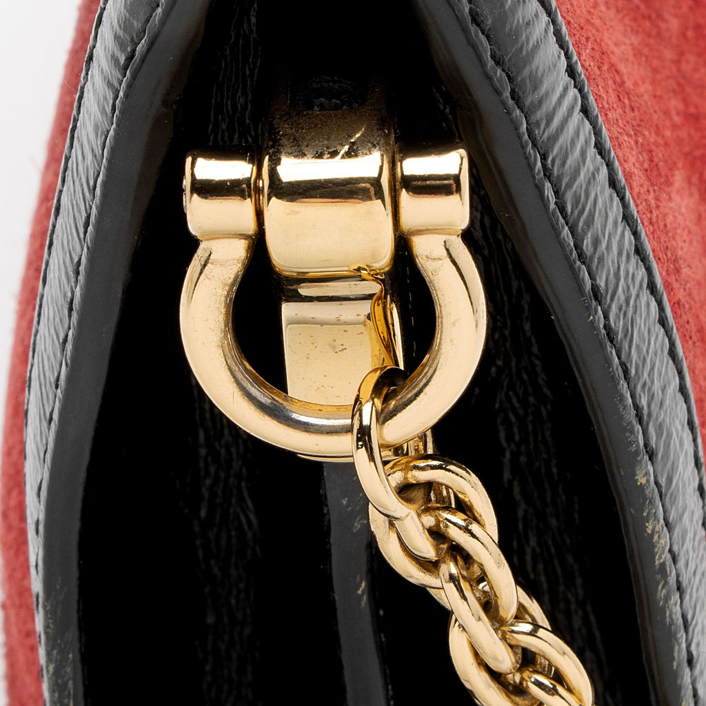 Gucci Suede Ophidia Medium Chain Shoulder Bag