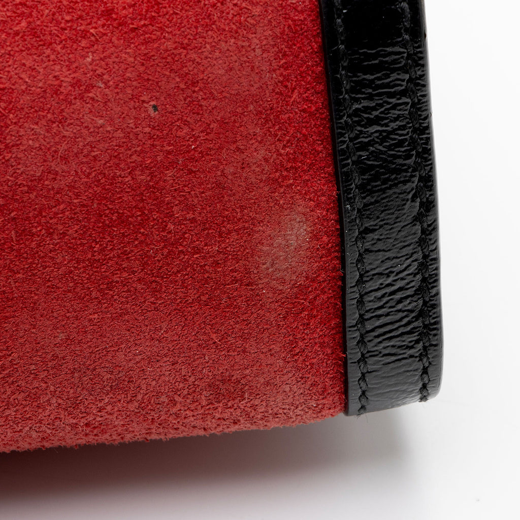 Gucci Suede Ophidia Medium Chain Shoulder Bag