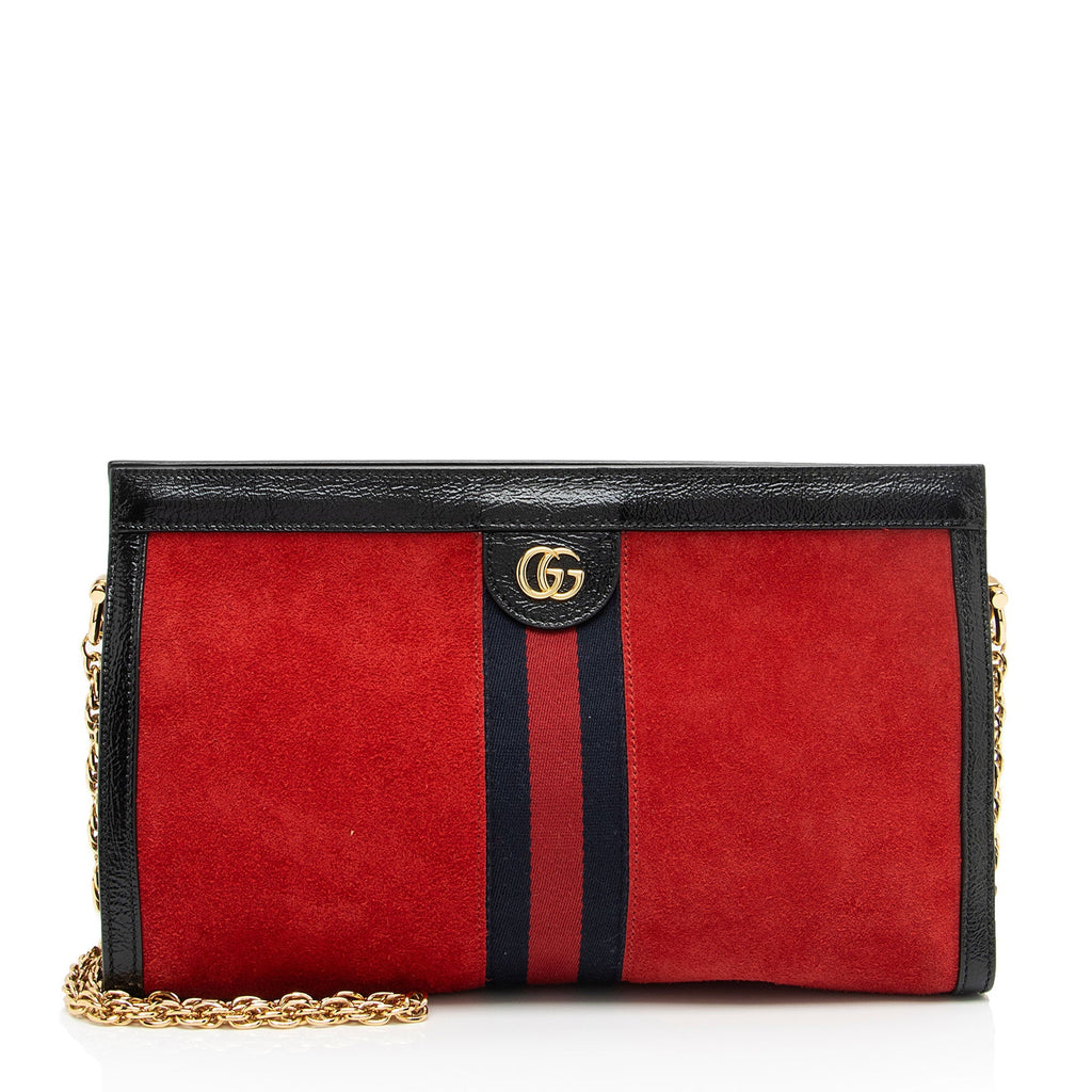 Gucci Suede Ophidia Medium Shoulder Bag (SHF-HxLkSO)