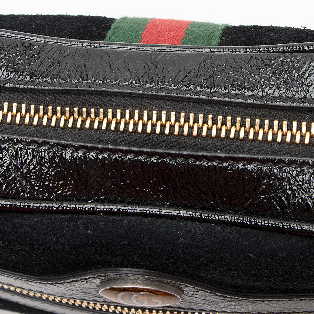 Gucci Suede Ophidia Mini Crossbody Bag (SHF-21574)