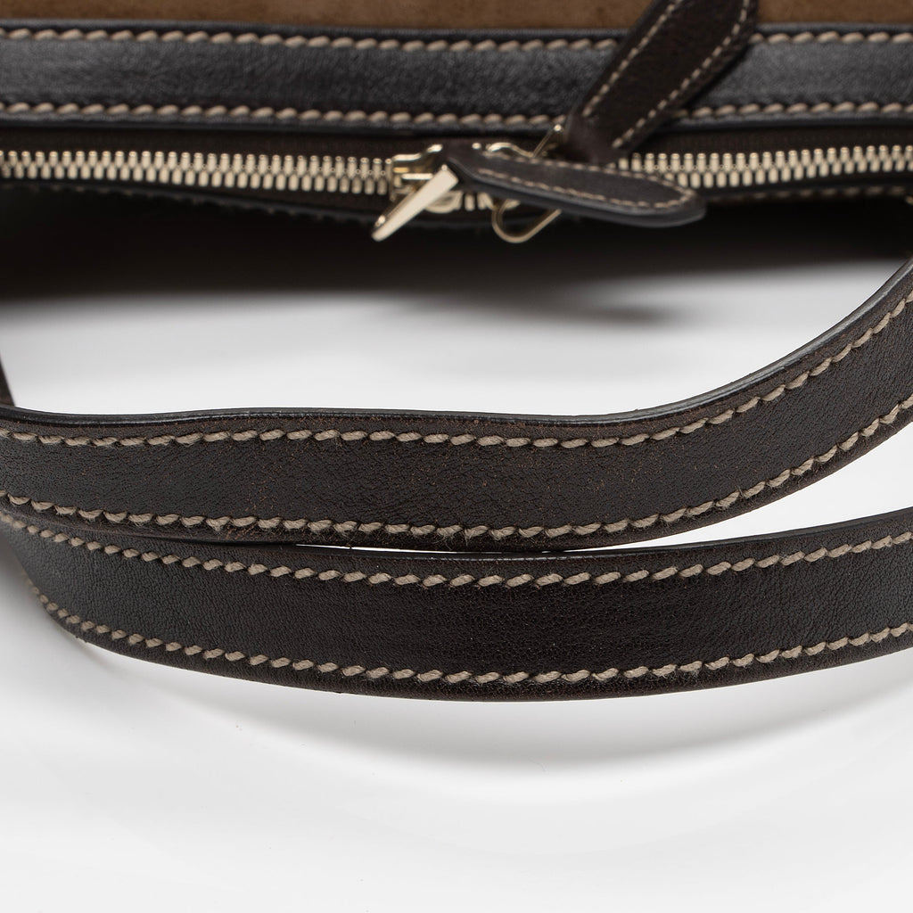 Gucci Suede Royal Satchel (SHF-NaAFTp)