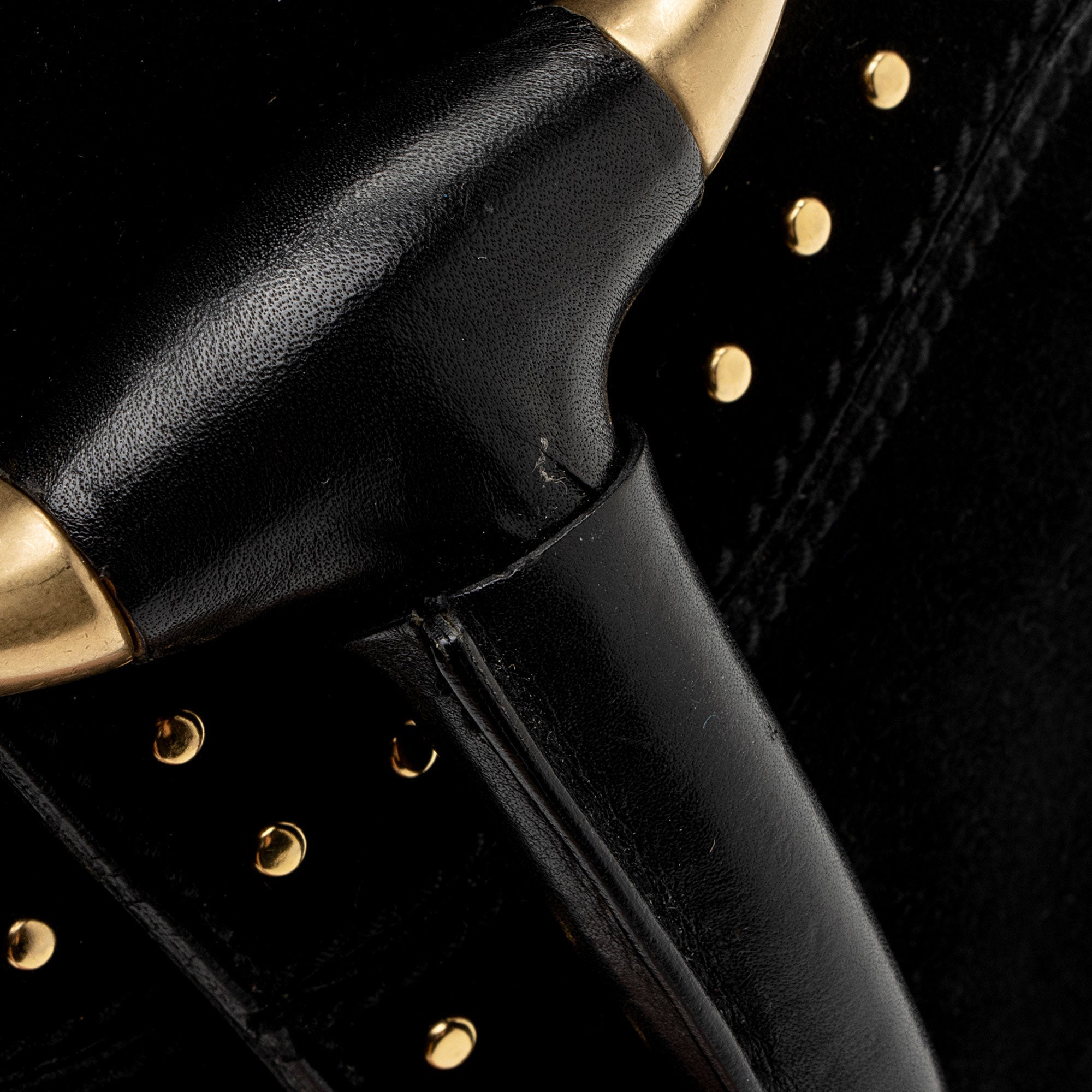 Gucci Suede Studded Horsebit Clutch (SHF-myTX76)
