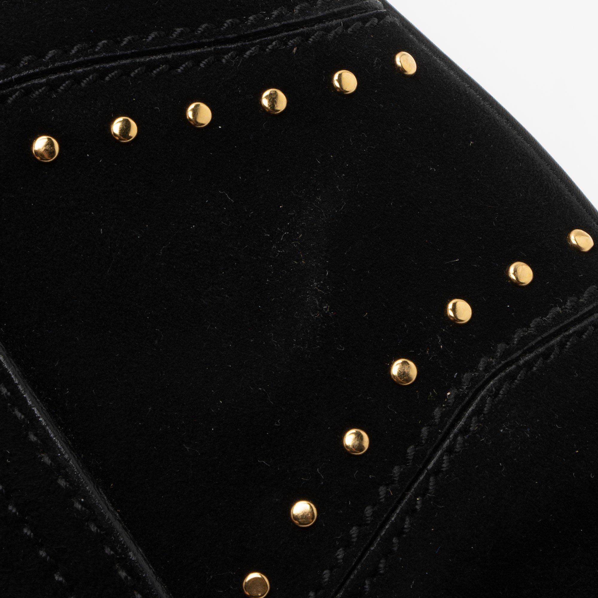 Gucci Suede Studded Horsebit Clutch (SHF-myTX76)
