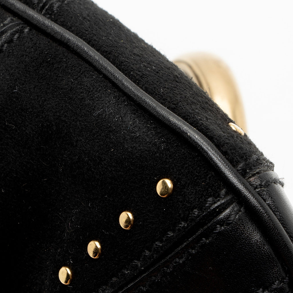 Gucci Suede Studded Horsebit Clutch (SHF-myTX76)