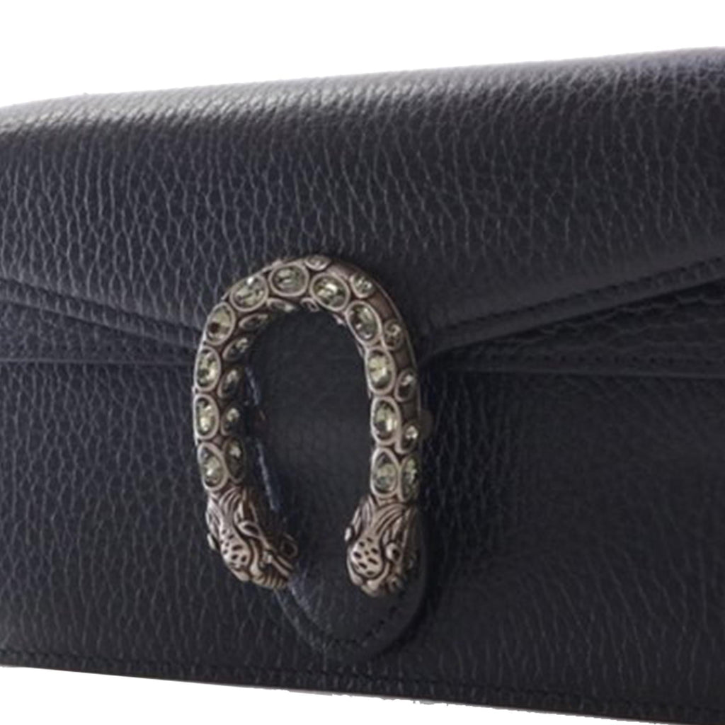 Gucci Super Mini Dionysus Leather Crossbody Bag (SHG-vzCgCv)