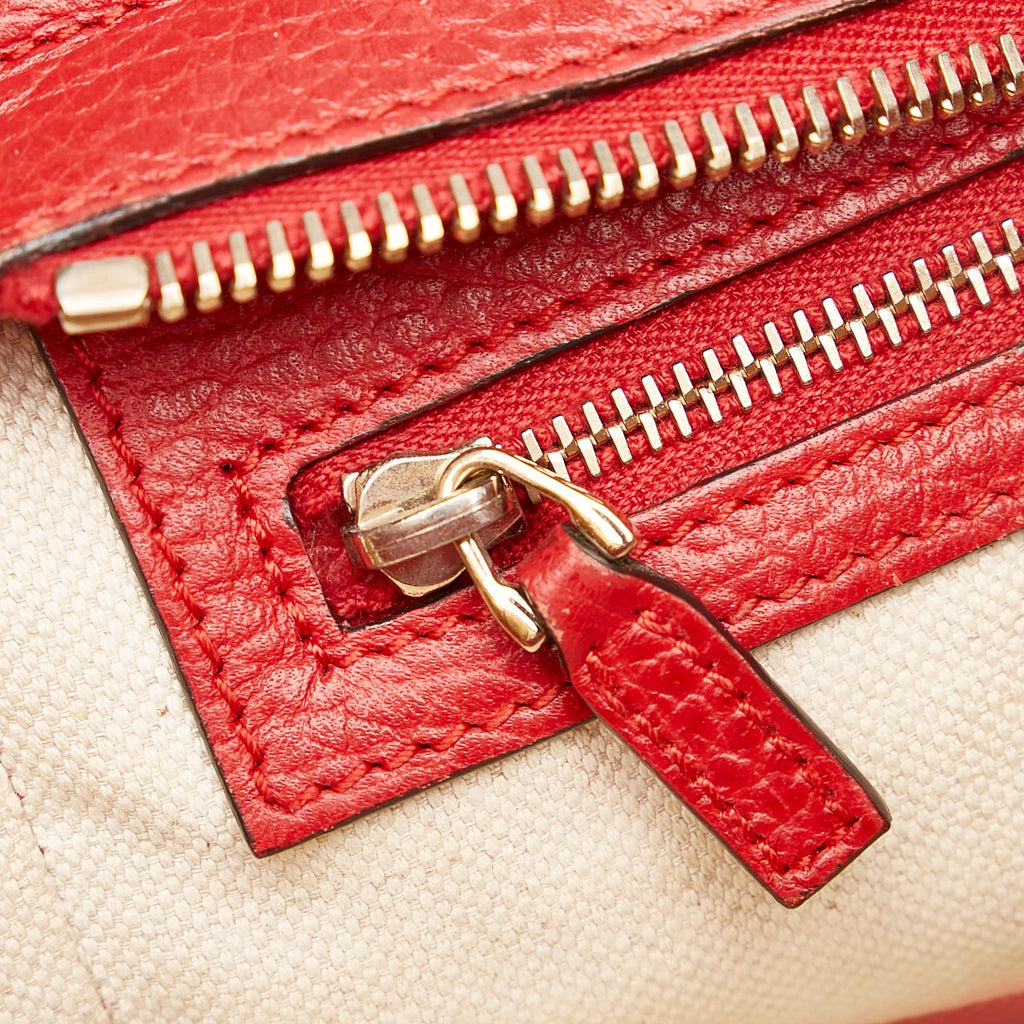 Gucci Swing Leather Satchel (SHG-35070)