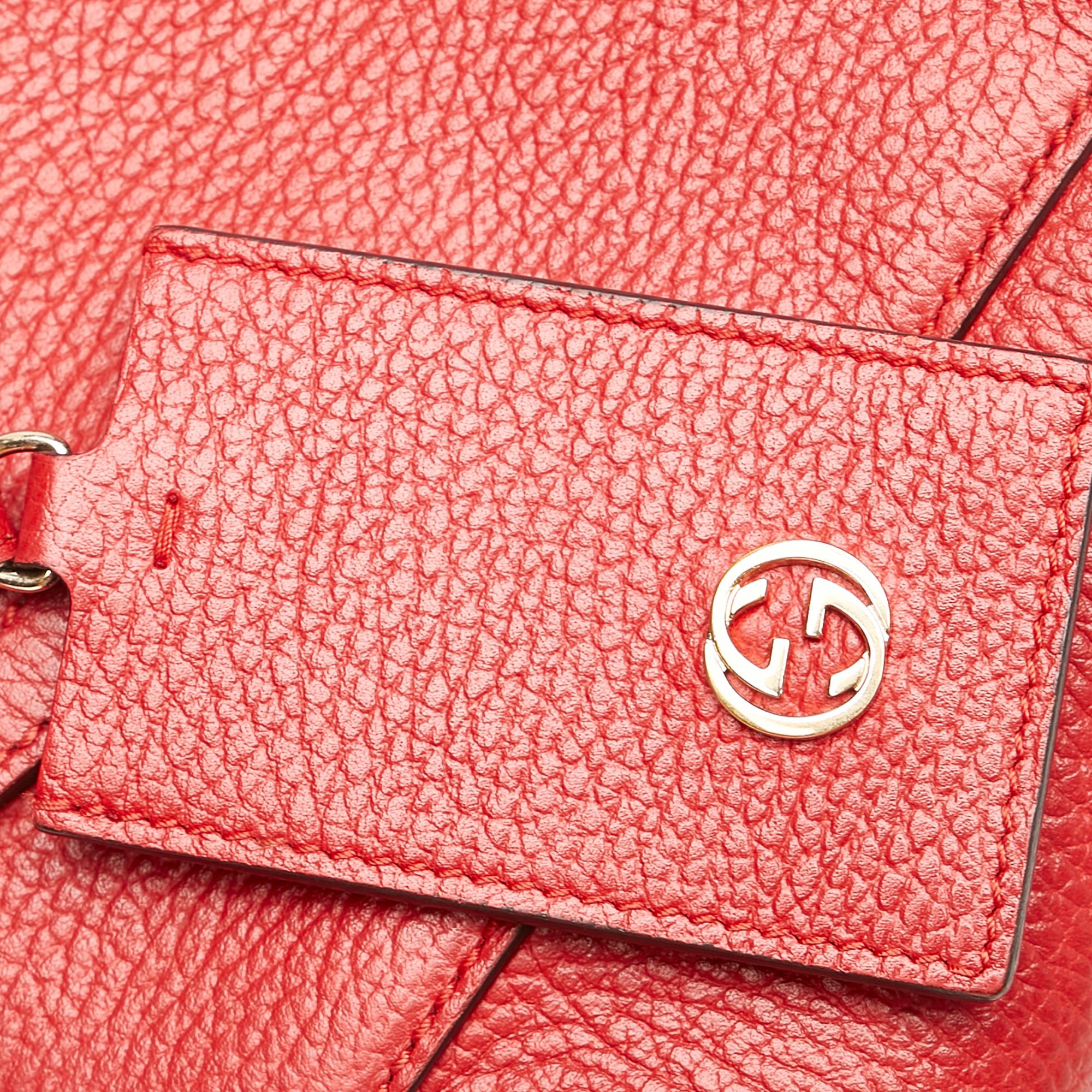 Gucci Swing Leather Satchel (SHG-35070)