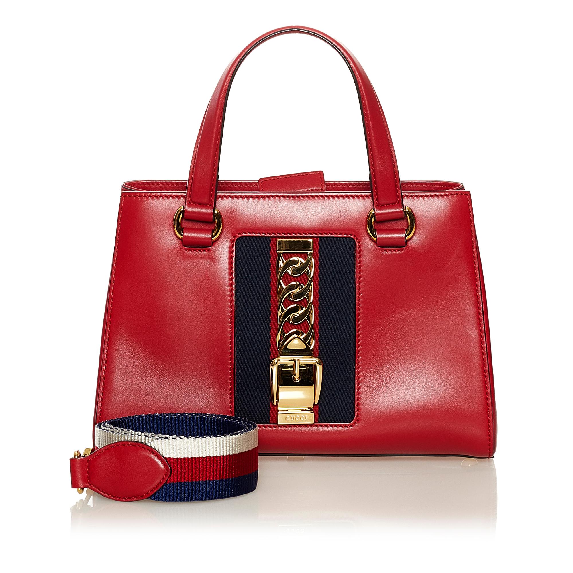 Gucci Sylvie Leather Satchel (SHG-36704)