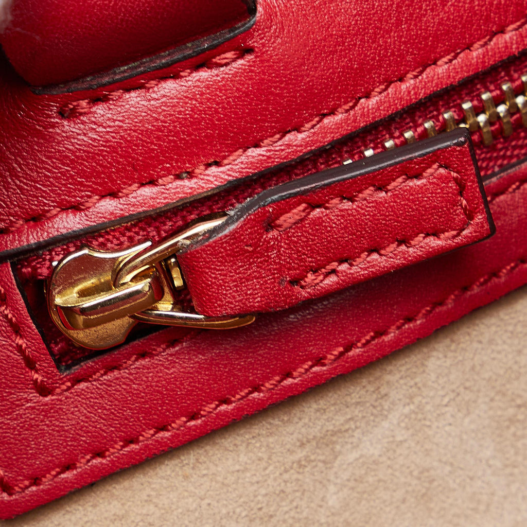 Gucci Sylvie Web Top Handle Satchel (SHG-LR59qo)