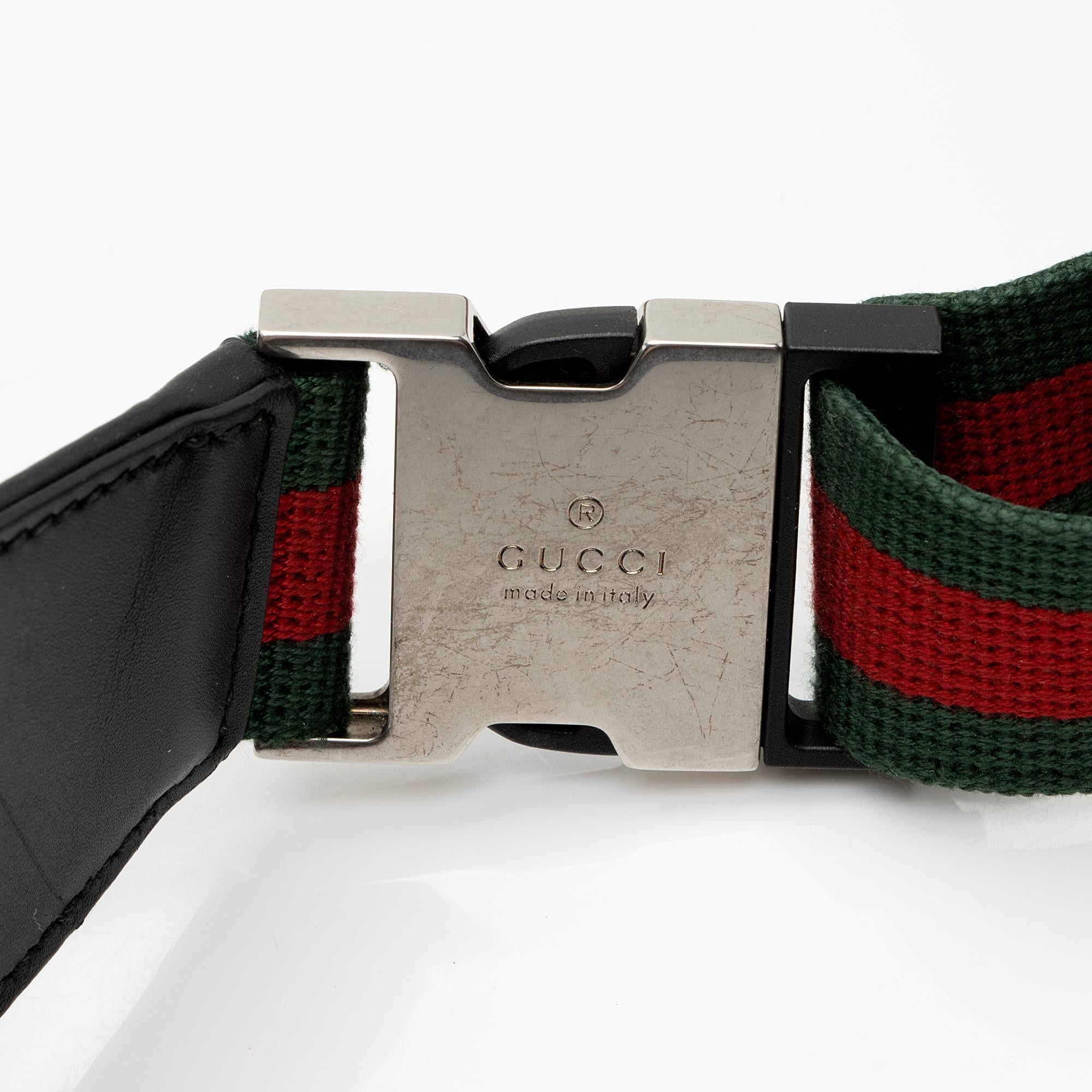 Gucci Techno Canvas Web Belt Bag (SHF-SNDmw5)