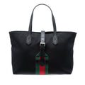 Gucci Techno Canvas Web Buckle Tote