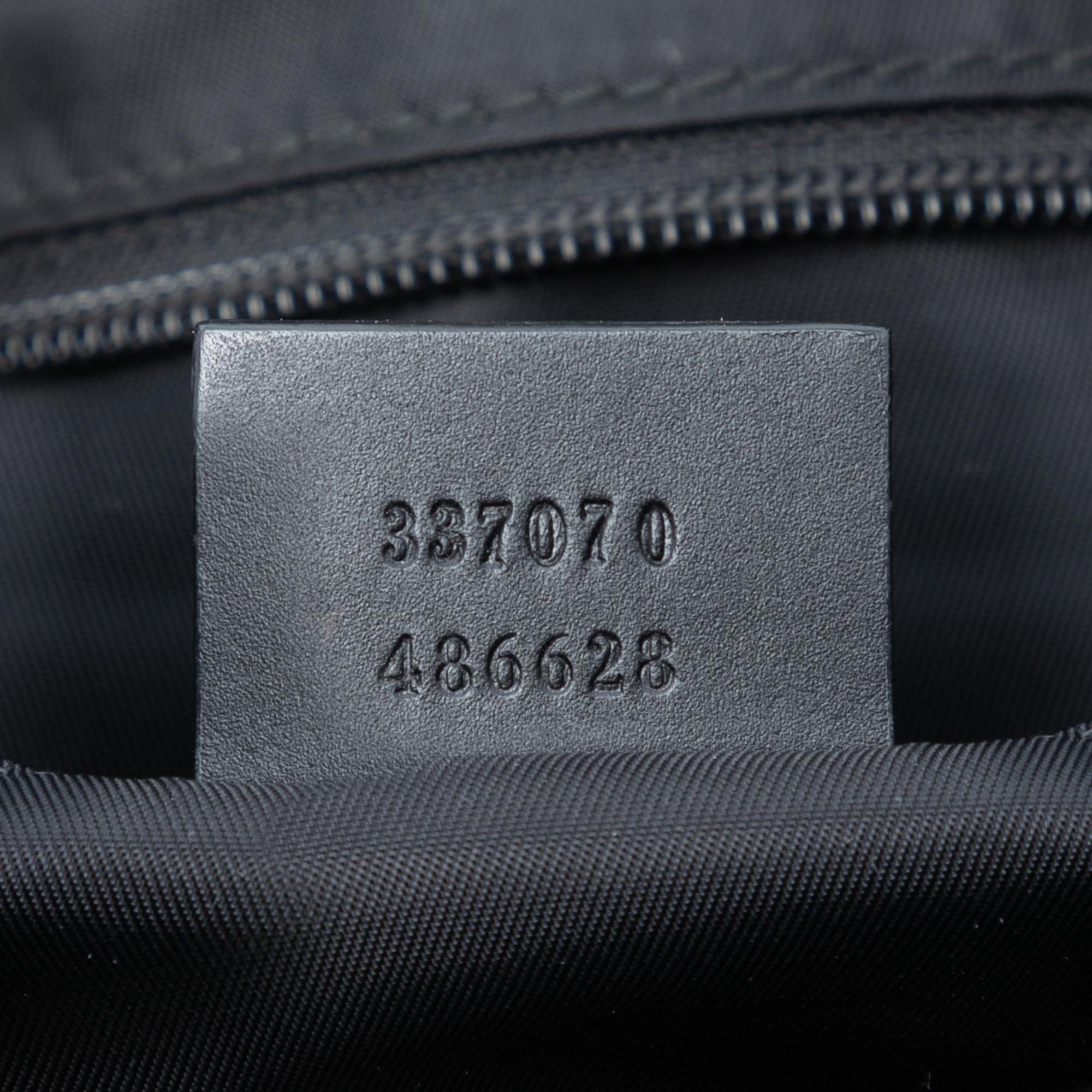 Gucci Techno Canvas Web Buckle Tote