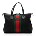 Gucci Techno Canvas Web Convertible Medium Tote