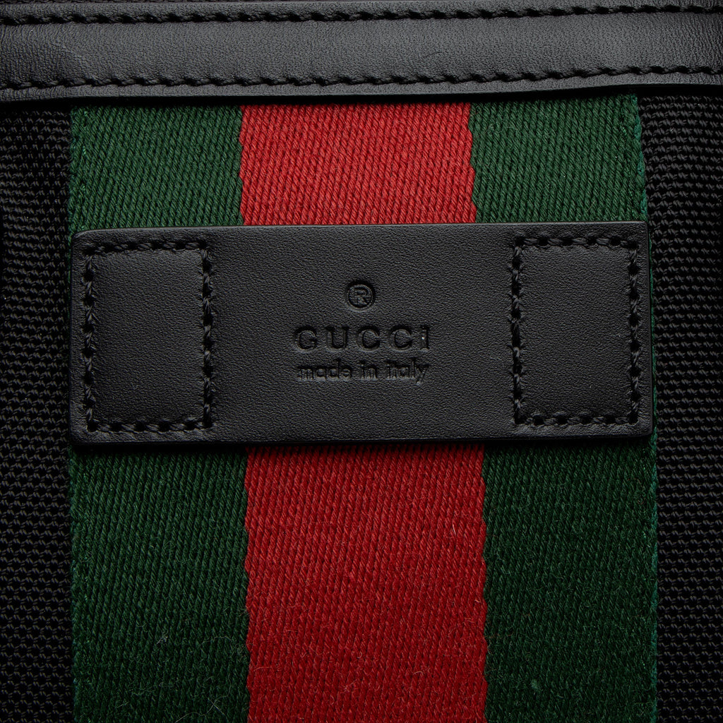 Gucci Techno Canvas Web Vertical Messenger (SHF-QCAJfR)