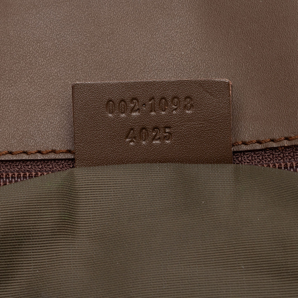 Gucci Vintage GG Canvas Bucket Large Tote (SHF-yDNneA)