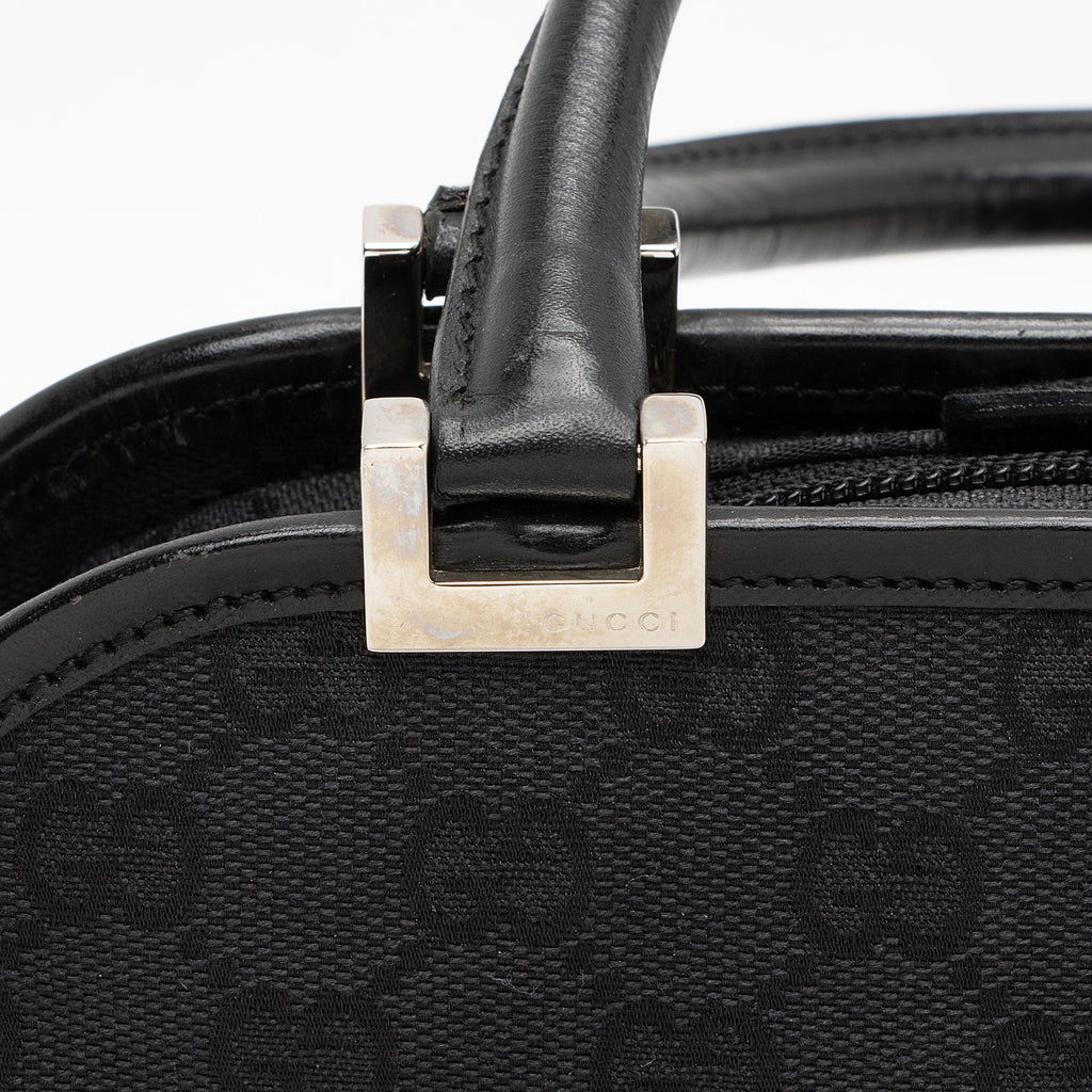 Gucci Vintage GG Canvas Jackie Dome Satchel (SHF-TGvarJ)