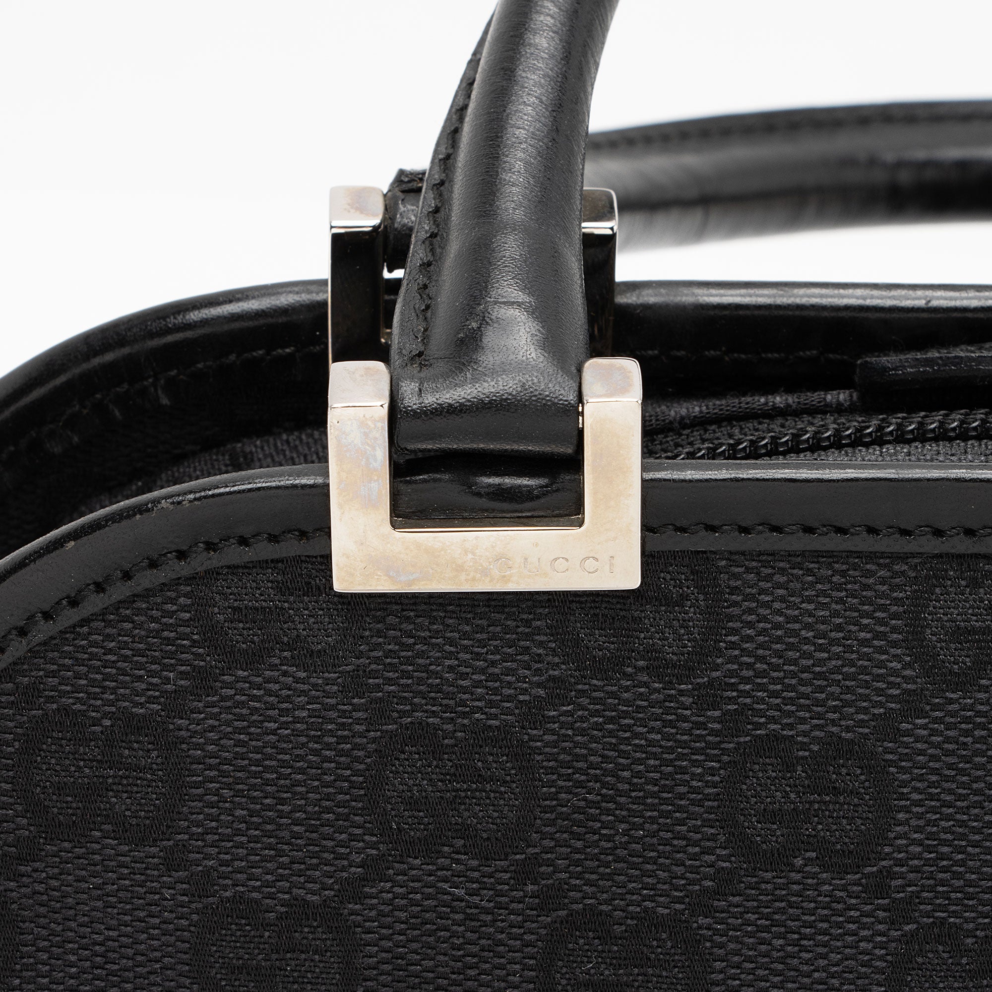 Gucci Vintage GG Canvas Jackie Dome Satchel (SHF-TGvarJ)