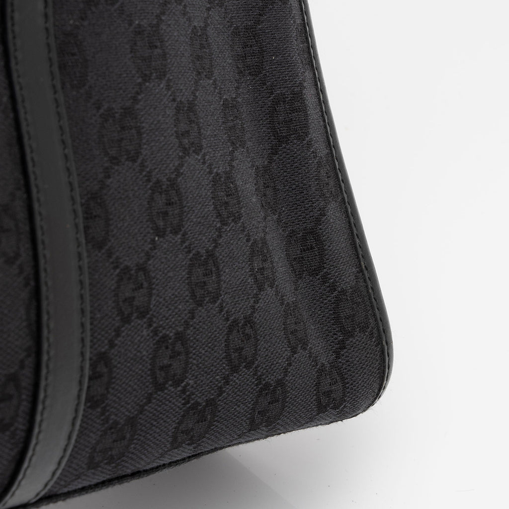 Gucci Vintage GG Canvas Jackie Dome Satchel (SHF-TGvarJ)