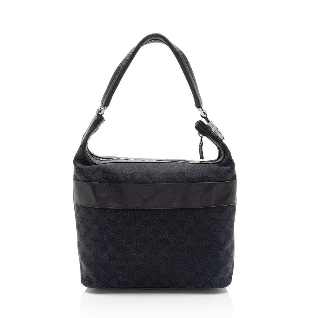 Gucci Vintage GG Canvas Small Shoulder Bag