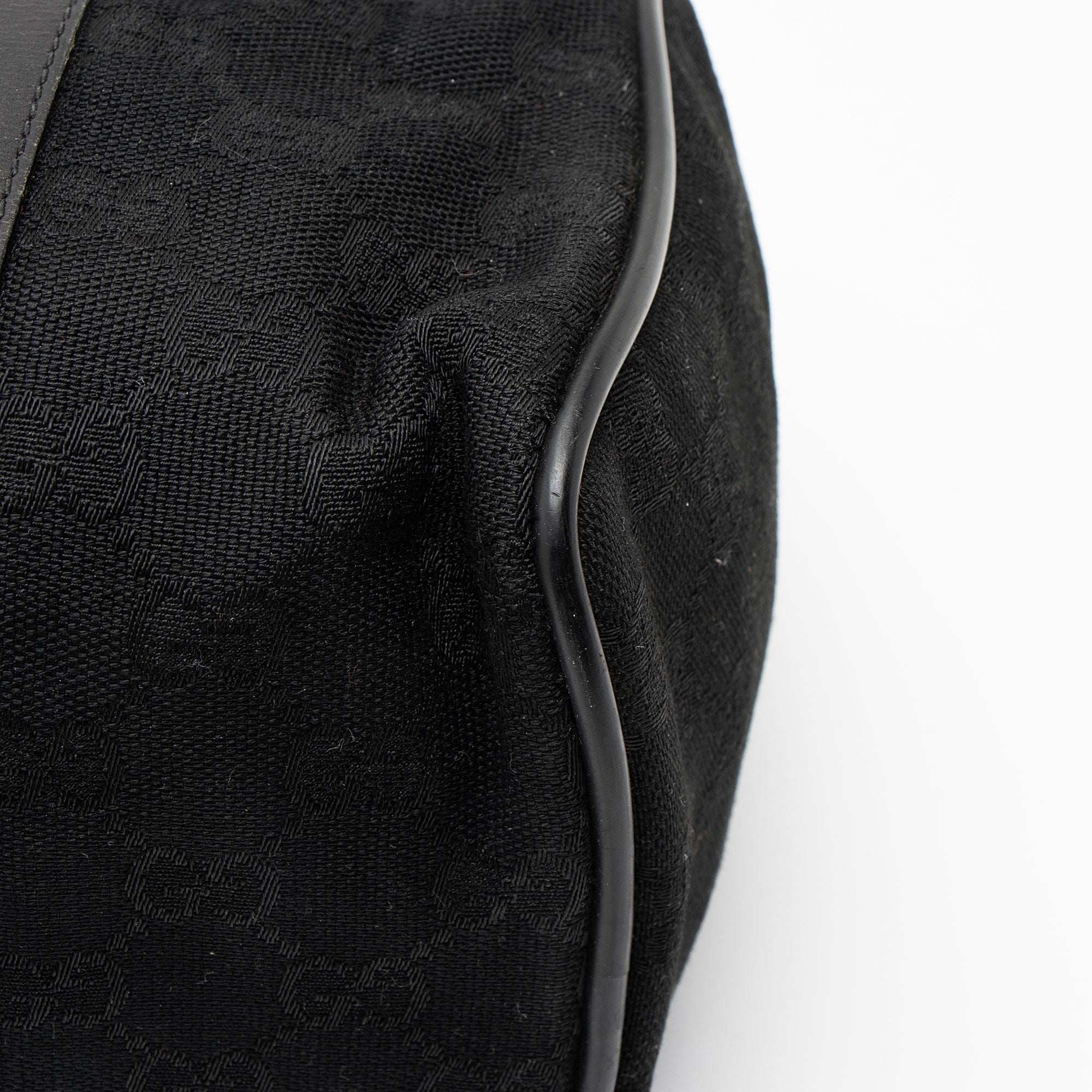 Gucci Vintage GG Canvas Web Small Boston Bag
