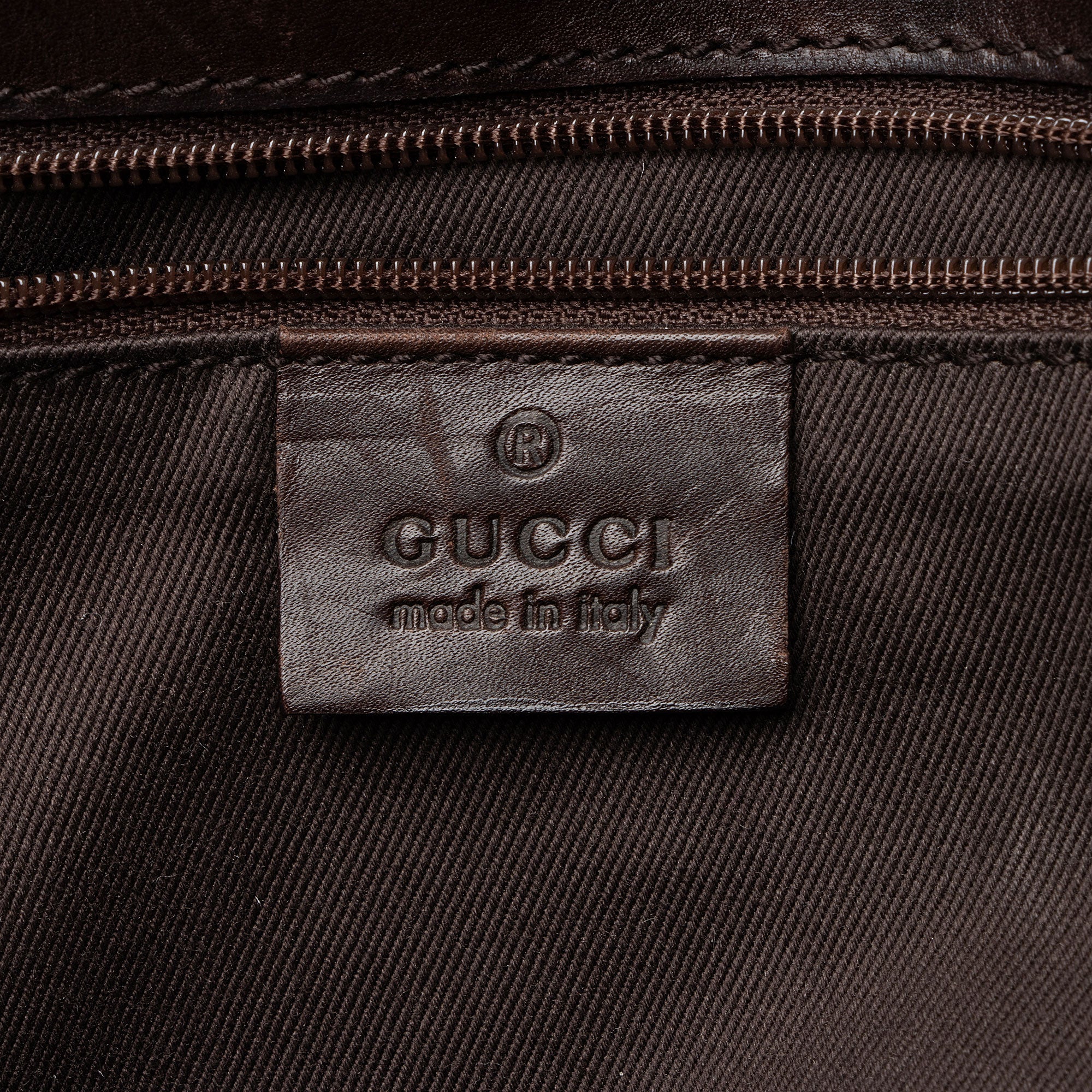 Gucci Vintage GG Denim Tote (SHF-eNUWZP)