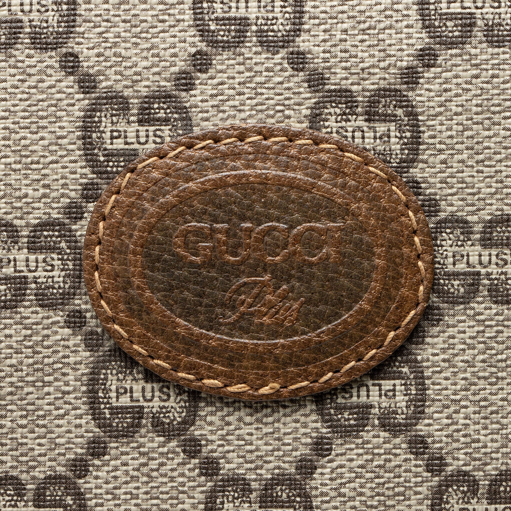 Gucci Vintage GG Plus Web Large Tote