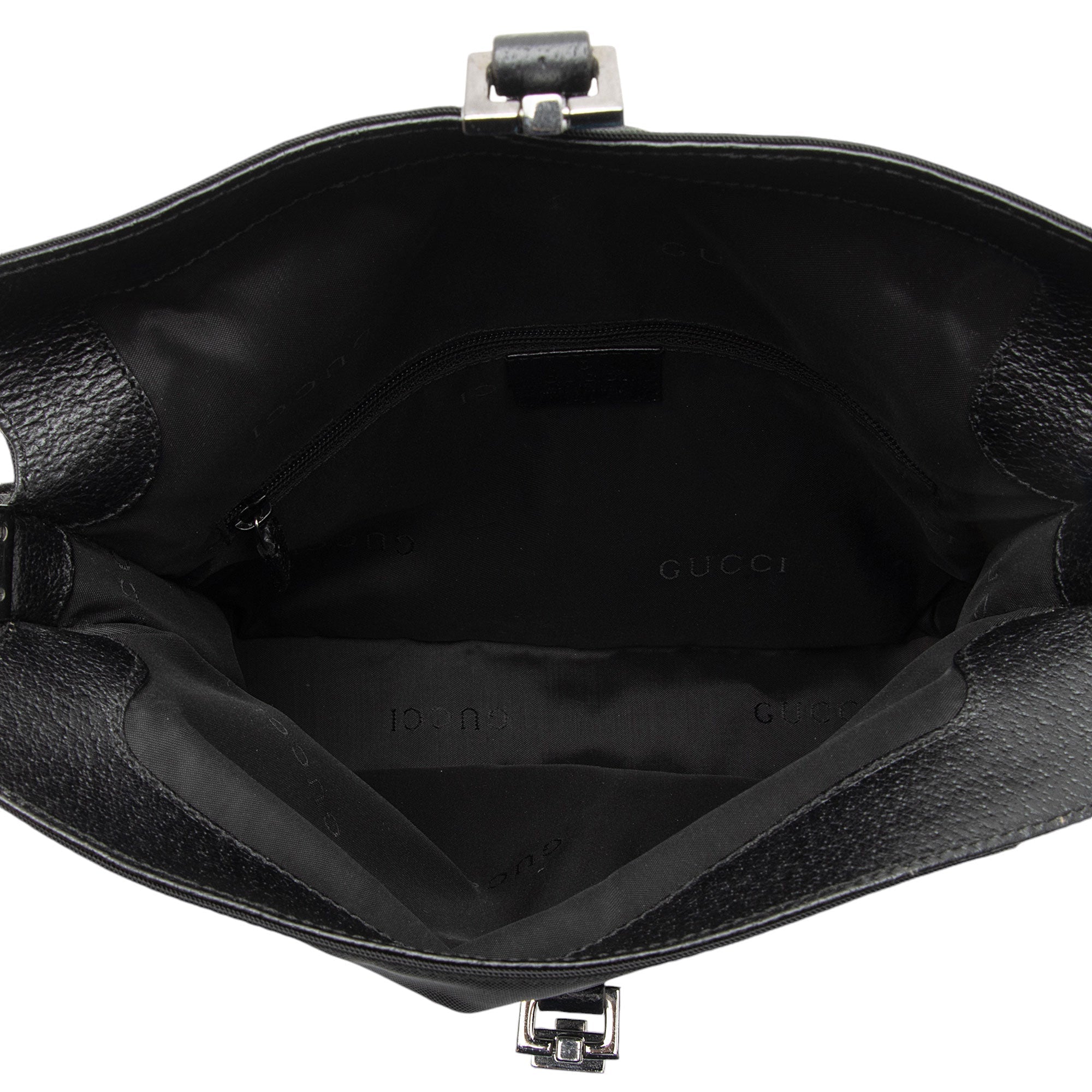 Gucci Vintage Nylon Jackie Shoulder Bag (SHF-oYUpgI)