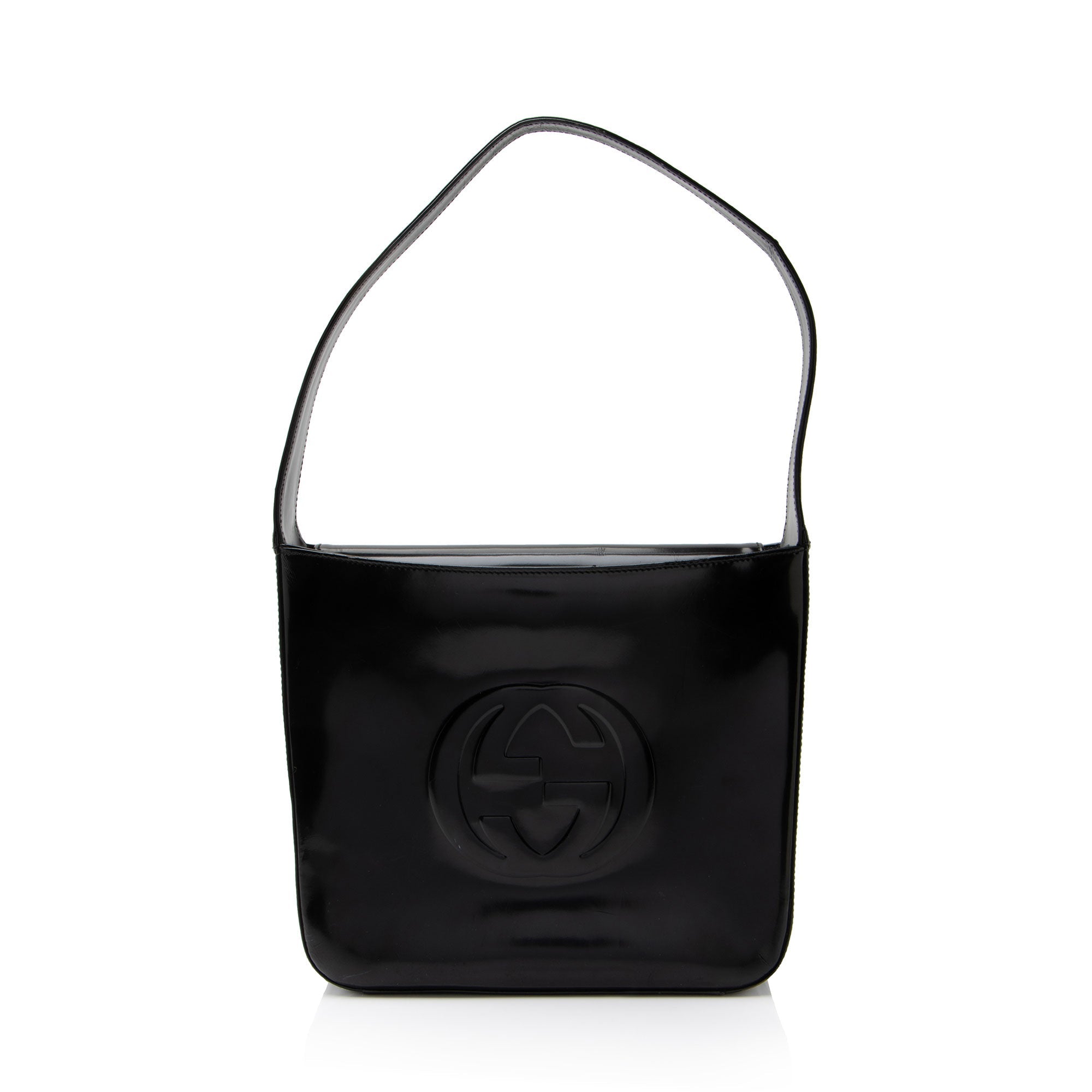 Gucci Vintage Patent Leather Soho Shoulder Bag