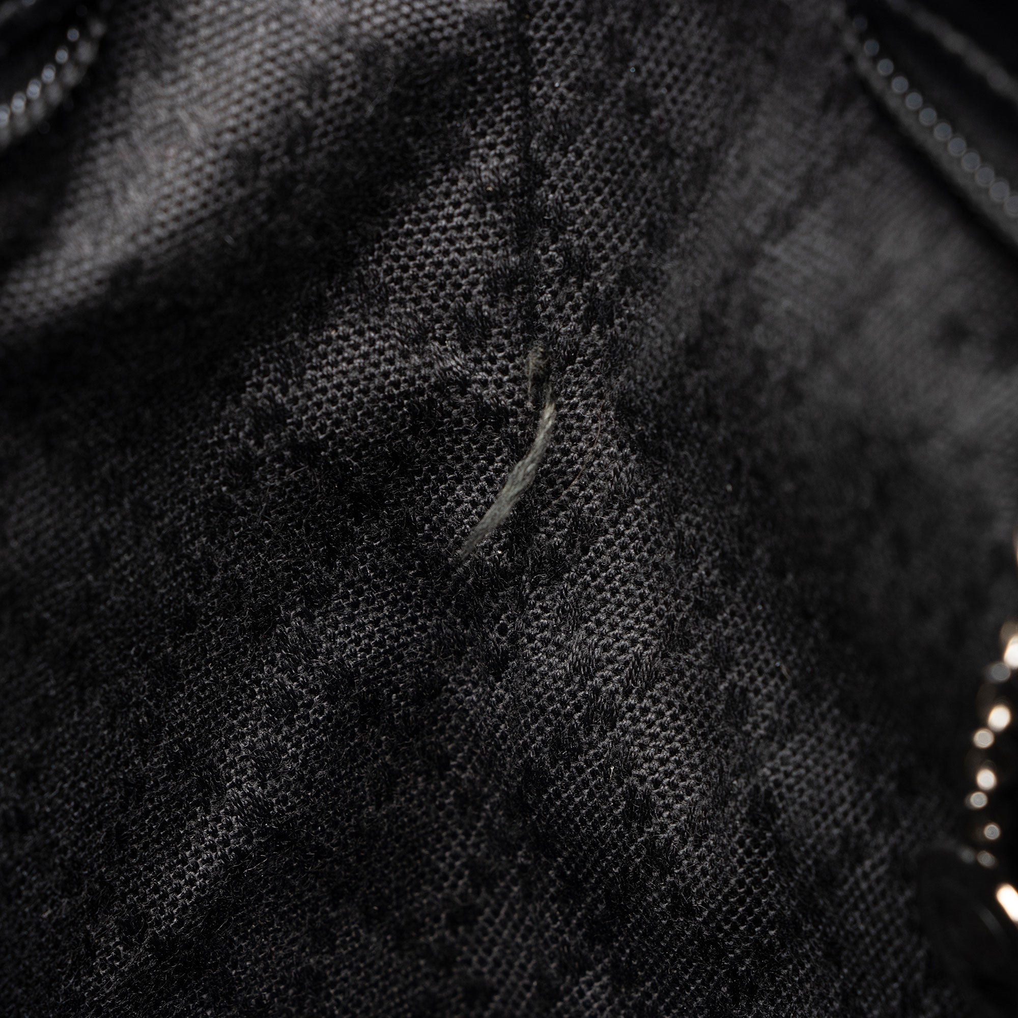 Gucci Vintage Quilted Nylon Bamboo Tote