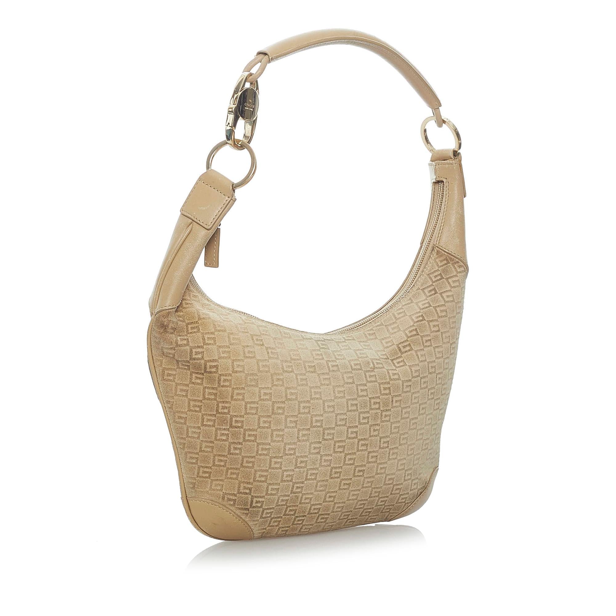 Gucci Vintage Square G Canvas Shoulder Bag (SHG-29779)