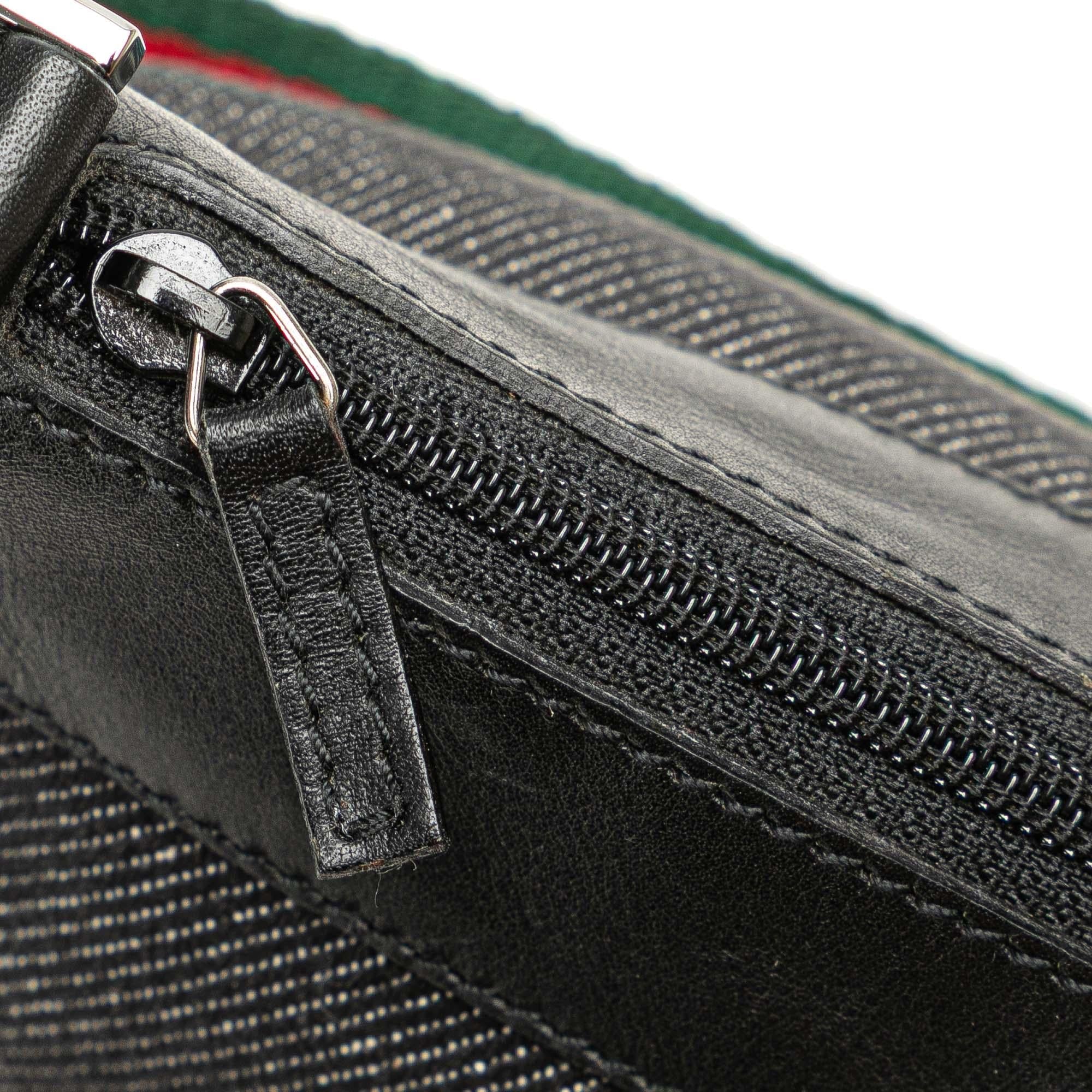 Gucci Web Denim Shoulder Bag