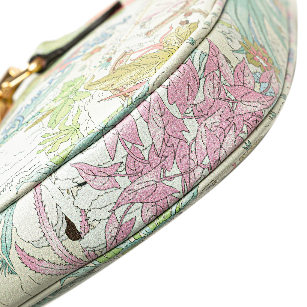 Gucci Yuko Higuchi Small Calfskin  Floral Print Jackie 1961