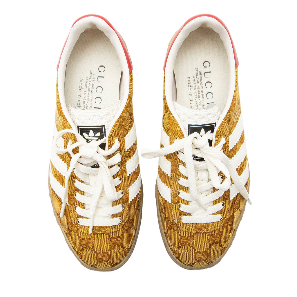 Gucci x Adidas GG Supreme Gazelle Sneakers - Size 6.5 / 36.5