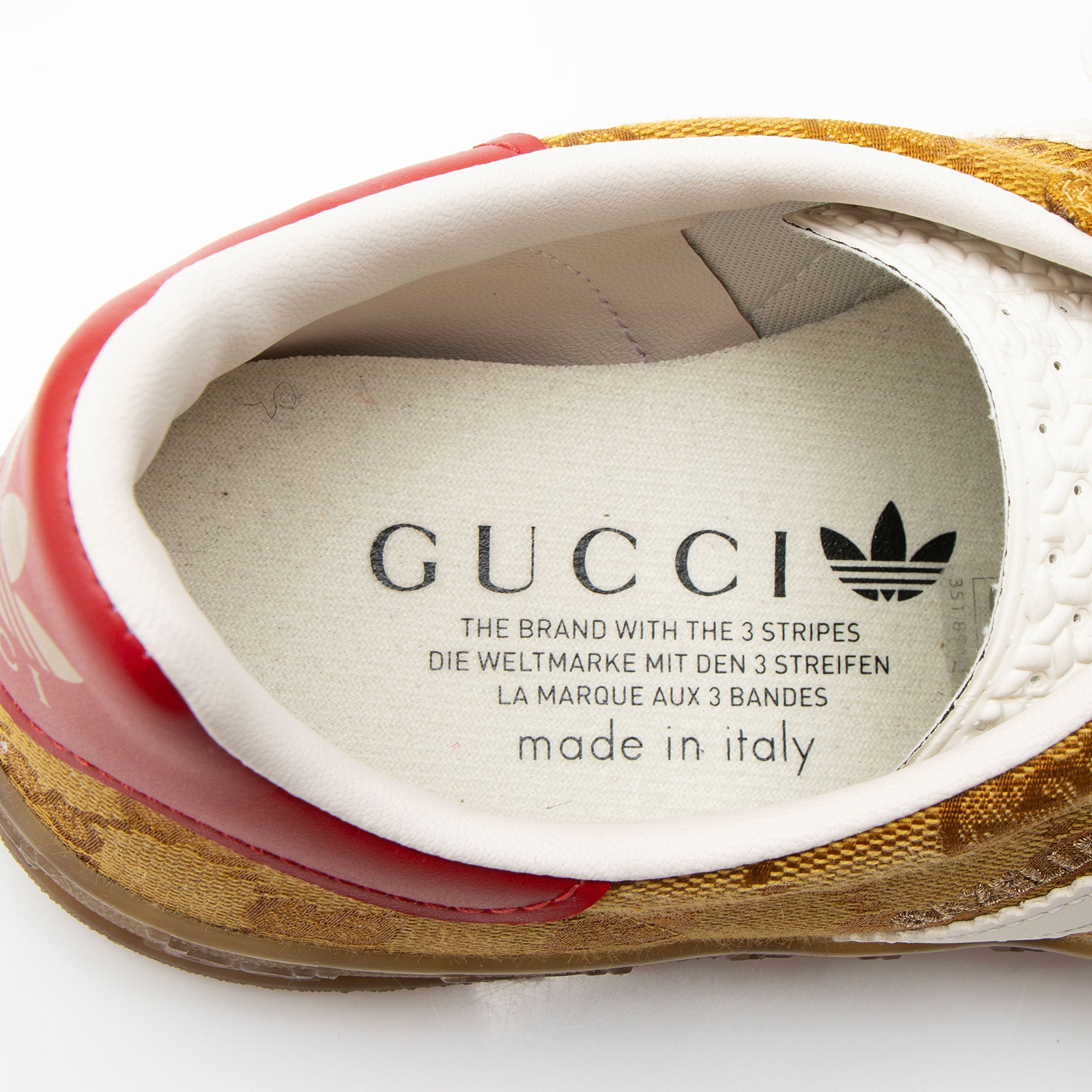 Gucci x Adidas GG Supreme Gazelle Sneakers - Size 6.5 / 36.5
