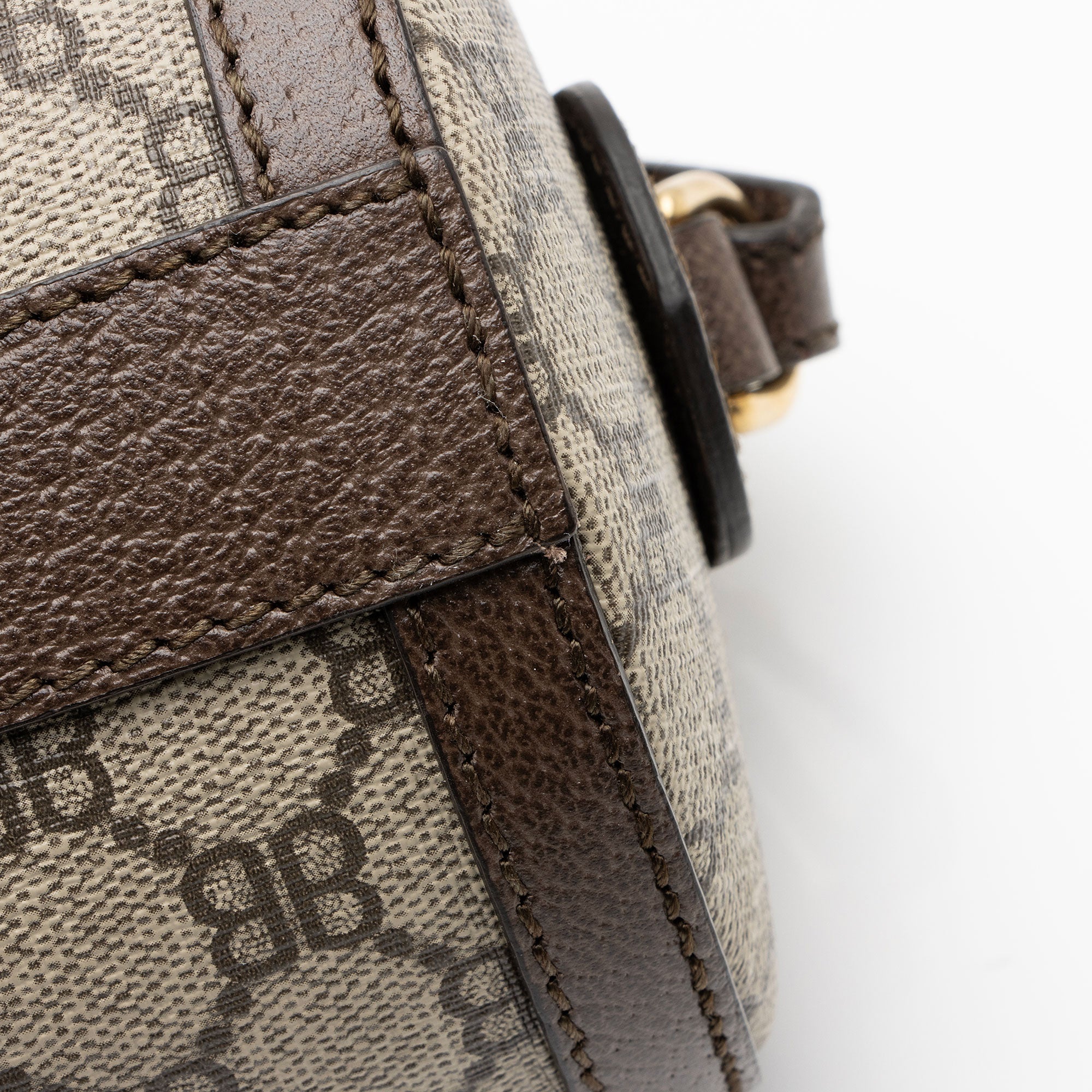 Gucci x Balenciaga BB Supreme Monogram Web Ophidia Boston Bag (SHF-XYpX9x)