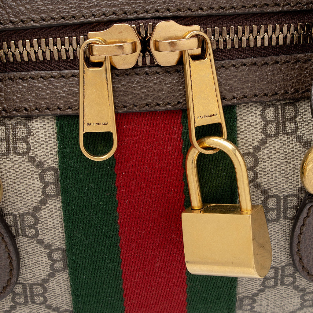 Gucci x Balenciaga GG Supreme The Hacker Project Graffiti Duffle Bag (SHF-qGpKTv)