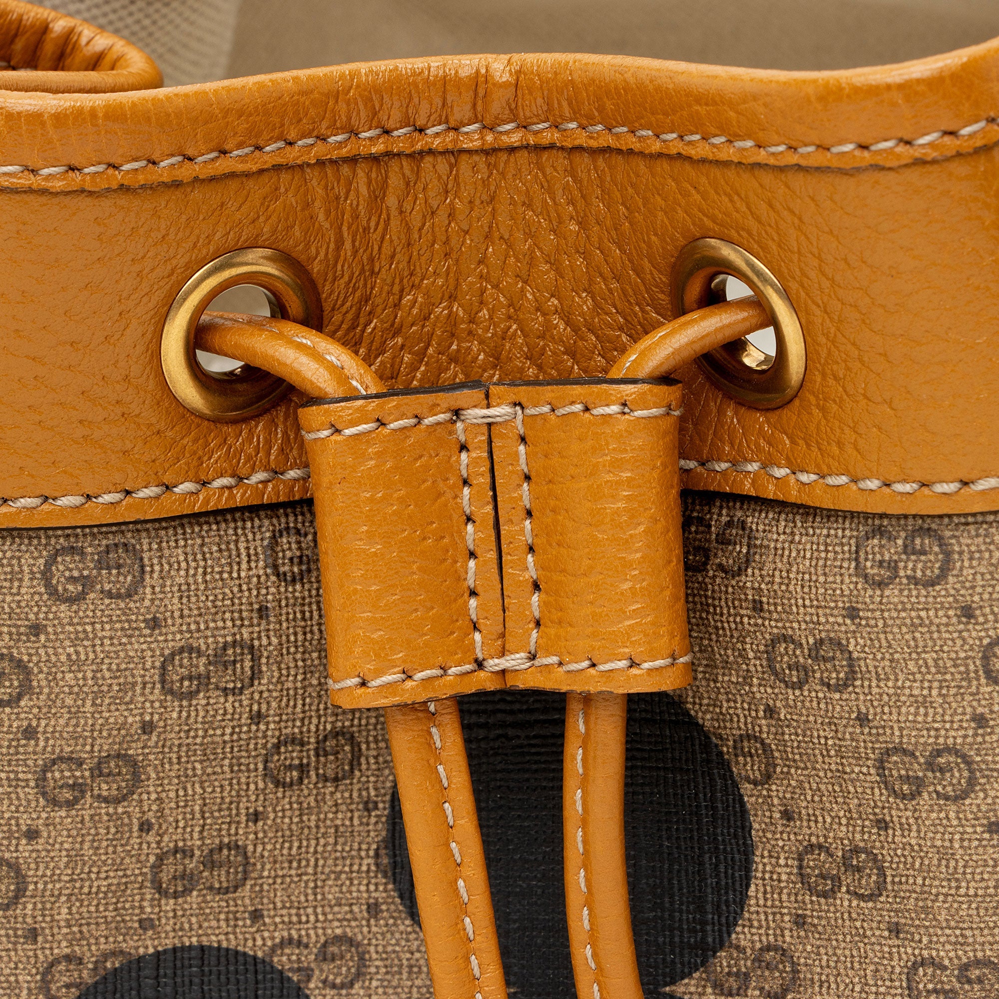 Gucci x Disney Micro GG Canvas Mickey Mouse Bucket Bag