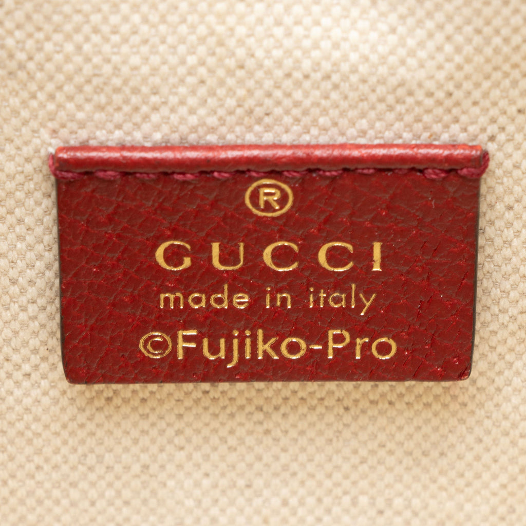 Gucci x Doraemon Micro GG Canvas Mini Bucket Bag